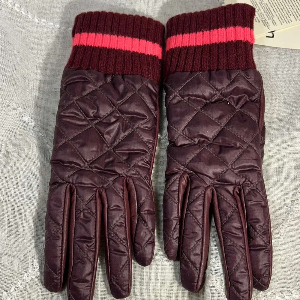 NWT UGG leather wool gloves